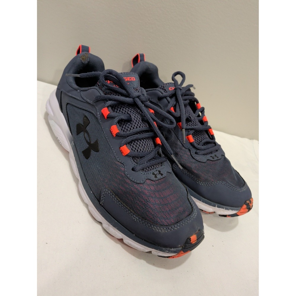 Under Armour Charged Assert 9 Marble Running Sneakers Gray 3024852-401 Mens 11.5